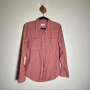 Club Monaco Button up Shirt Red Slim Fit